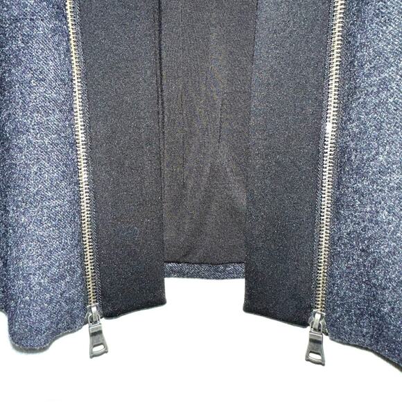 Lysse Open Front Zipper Detail Cropped Jacket Size Small - Picture 4 of 9